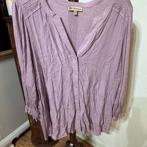 Democracy Women's Lavender Blouse